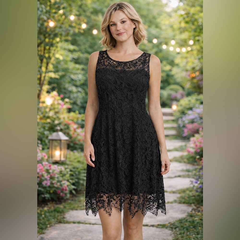 Lace Sleeveless Dress